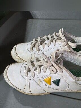 Kaepa Cheer Cheerleading White Lace-Up Sneakers with Various Color Accents